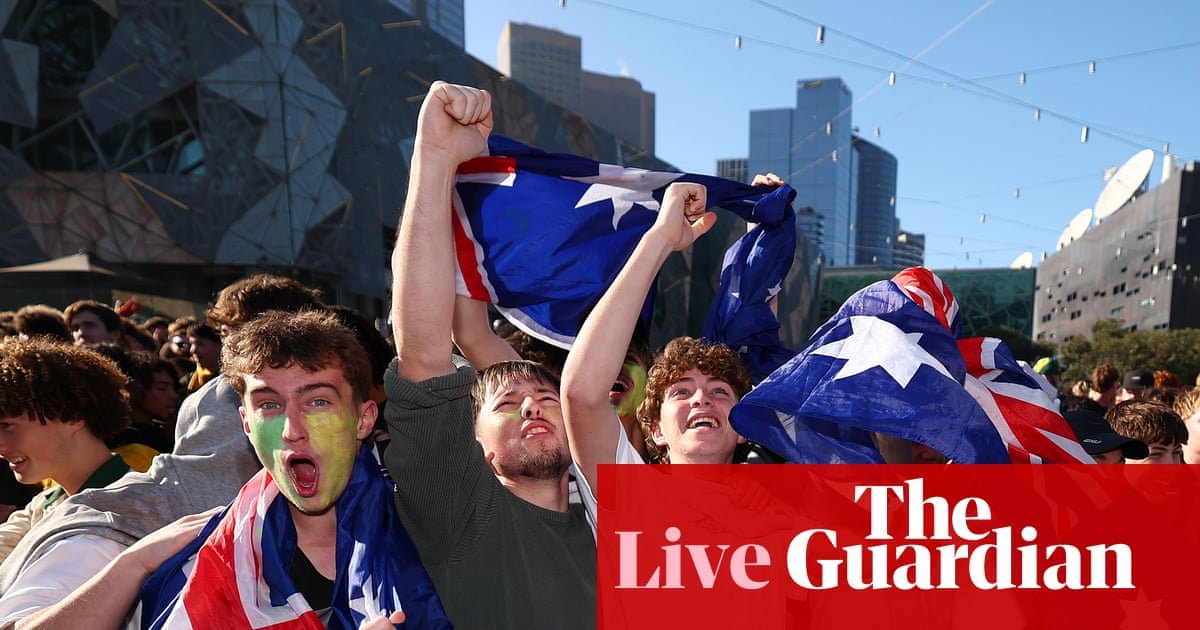 Australia news live: Socceroos fans celebrate at city sites; legal challenge to NT fracking project dismissed by federal court