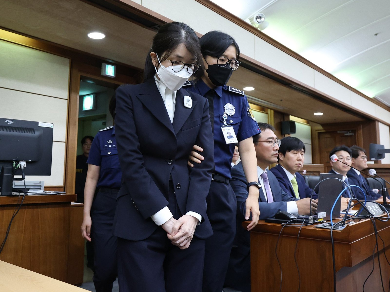 South Korean court jails former first lady for seven years in bribery case