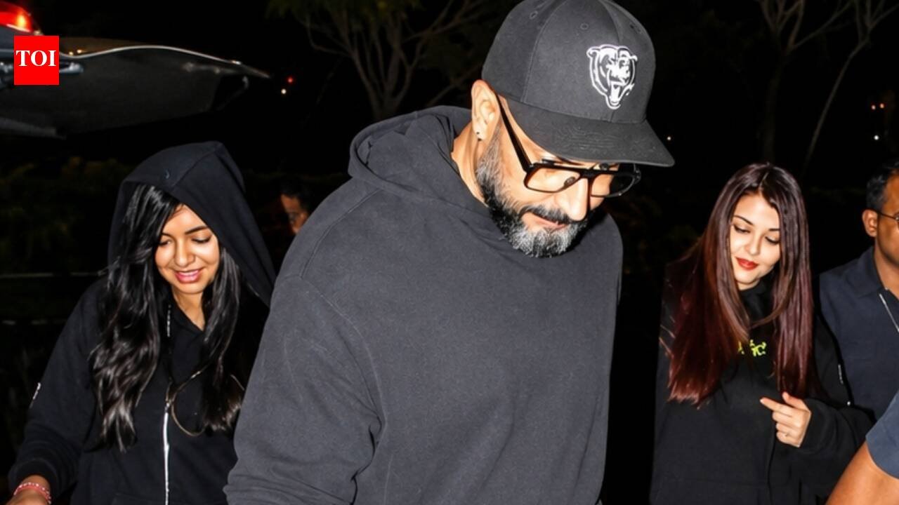 Abhishek, Aishwarya, Aaradhya jet out of the city in matching outfits, netizens praise THIS