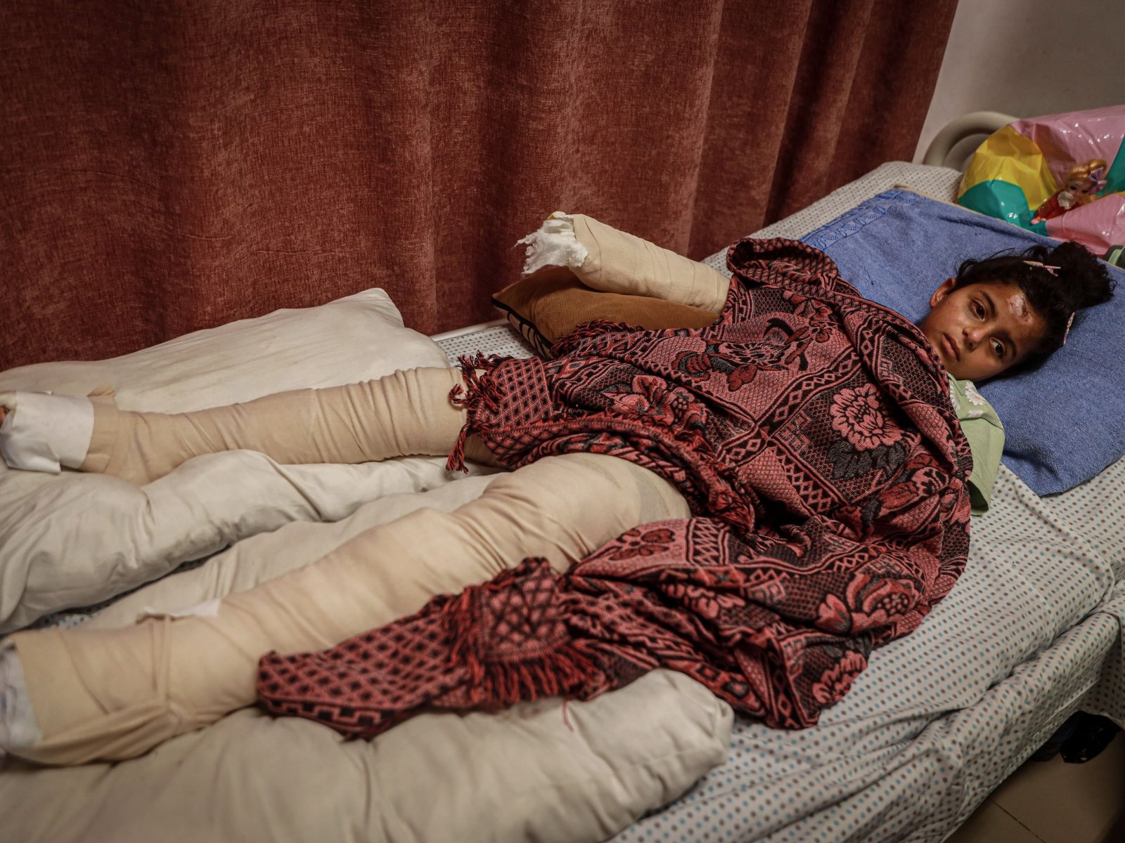 ‘Between pain and fear’: Gaza children bear cost of ongoing Israeli attacks
