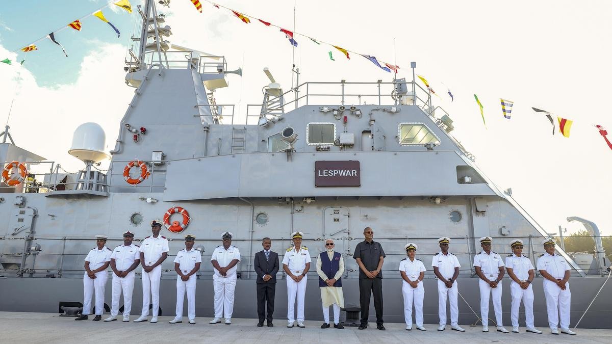 PM Modi hands over 'Made in India' patrol vessel to Seychelles Coast Guard