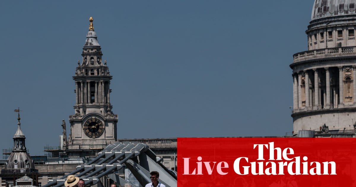 Red warning for south-east England after record June heat, as France braces for more stifling temperatures – Europe heatwave live