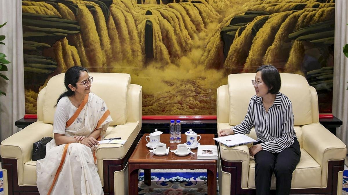 Indian diplomats meet officials of China's Xinhua news agency