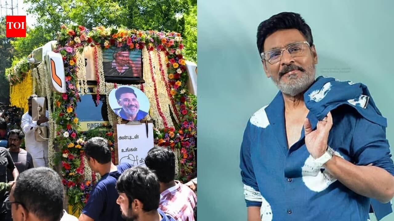 K Bhagyaraj cremated with state honours in Chennai