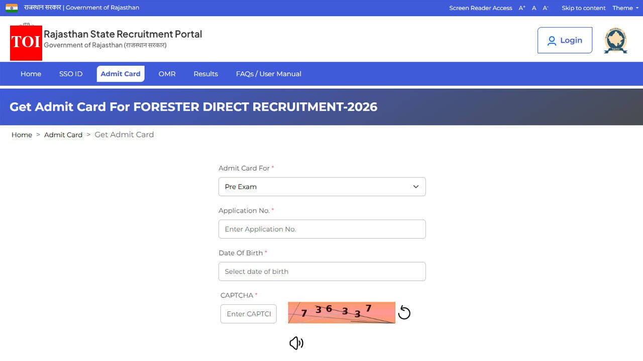 RSSB Forester Recruitment Exam 2026 Today: Check Important Exam Day Guidelines and Admit Card Link