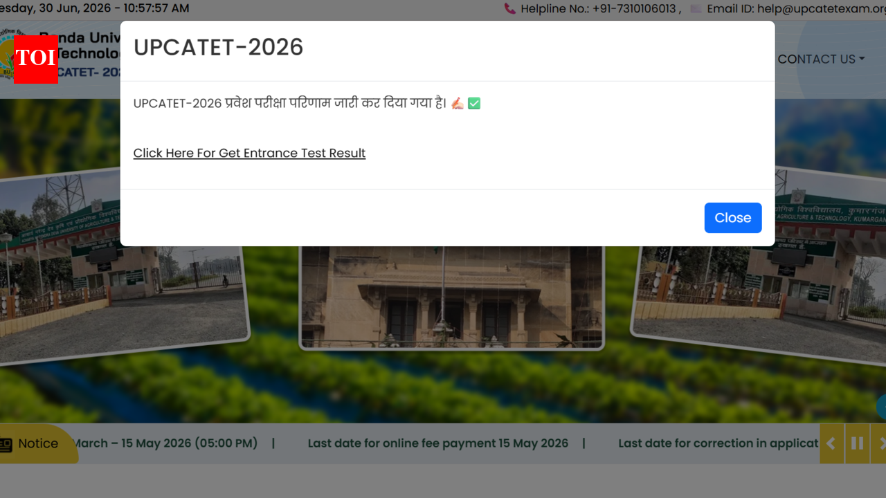 UPCATET result 2026 declared: Over 14,800 candidates qualify for counselling; Merit list available at official website