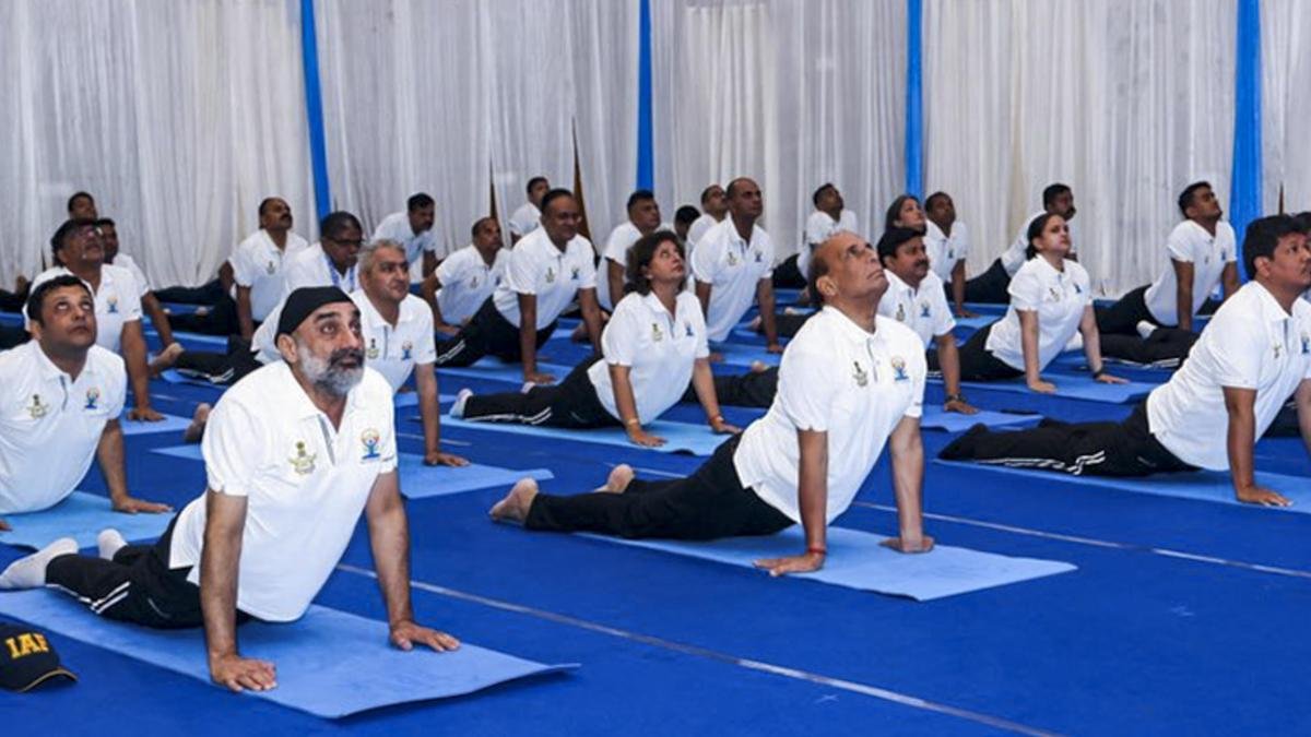 From Shillong to seas: Armed forces celebrate International Day of Yoga across India