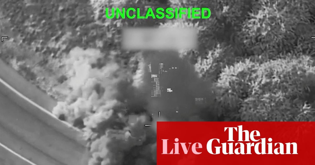 US strikes on Iran reportedly hit airport and bridge – Middle East crisis live