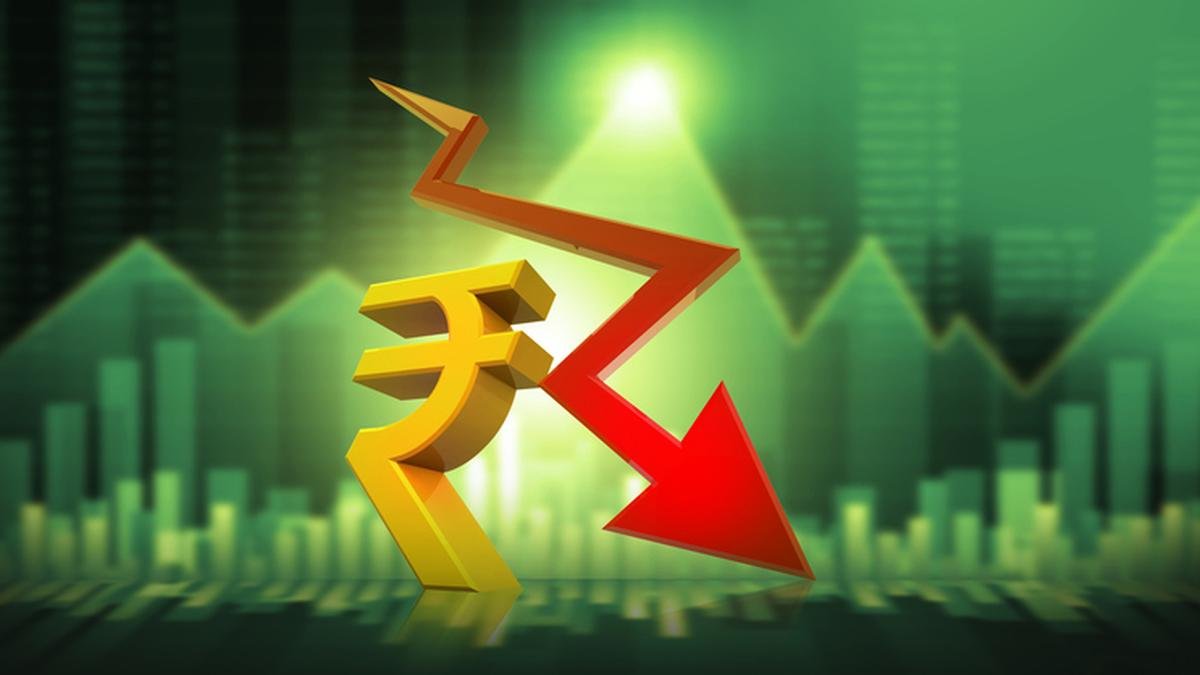 Rupee falls 62 paise to close at 96.30 against U.S. dollar
