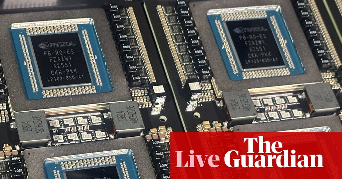 AI sell-off deepens as chip stocks slump in market retreat - business live