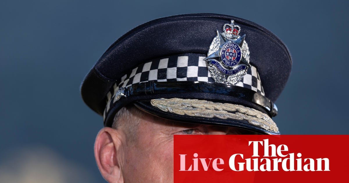Australia news live: Victoria’s police chief arrests man in Melbourne CBD; diesel over $2 a litre as Iran war lifts oil prices