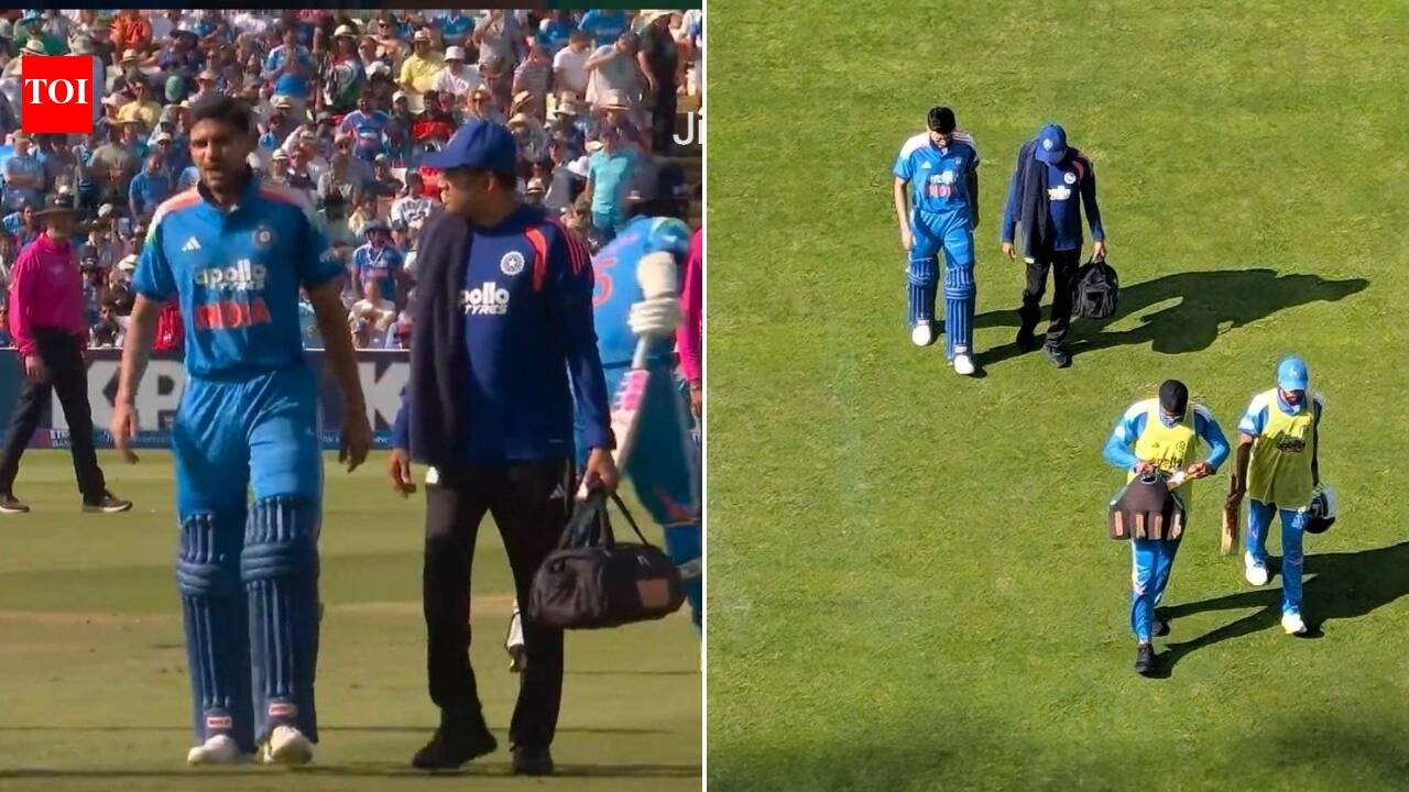 Injury scare for India: Shubman Gill walks off retired hurt in England ODI