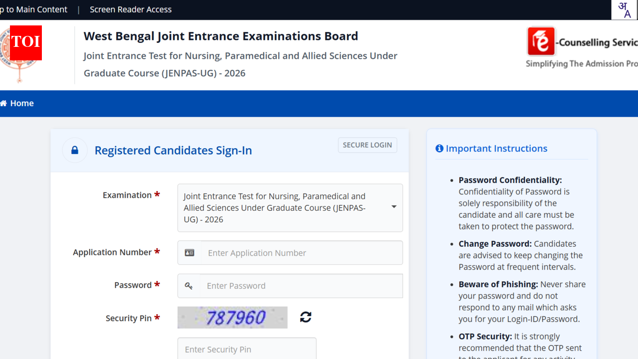 JENPAS UG result 2026 declared at wbjeeb.nic.in; rank cards available, counselling schedule to be announced soon