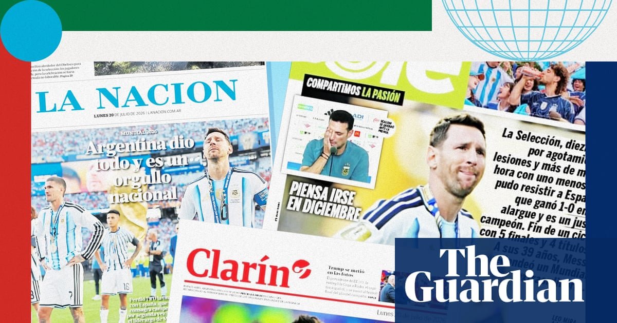 ‘Beyond reproach’: Argentinian media praises Scaloni’s team despite World Cup final defeat