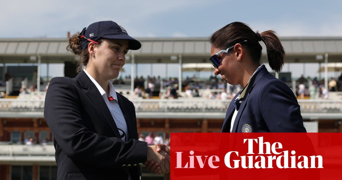 England v India: women’s cricket Test match, day one – live