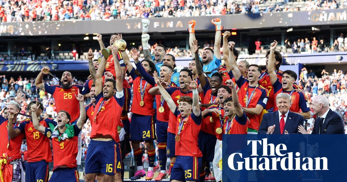 Donald Trump has to let it linger as he hangs on for Spain’s World Cup celebrations