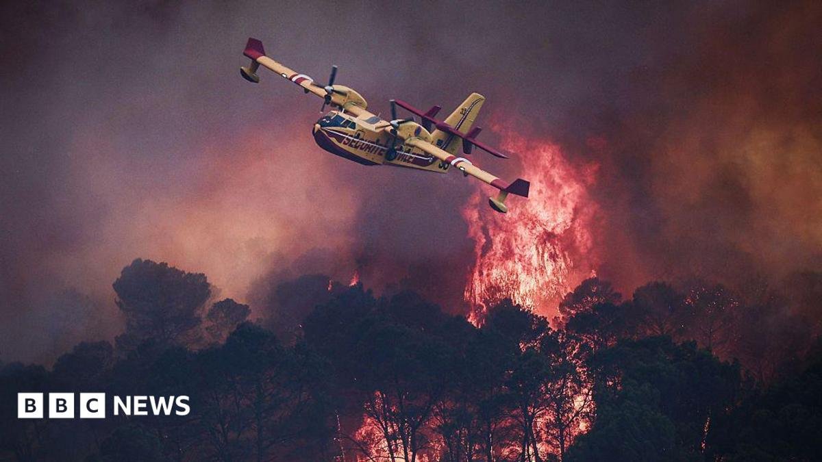 European wildfires in maps - and how they're being tackled
