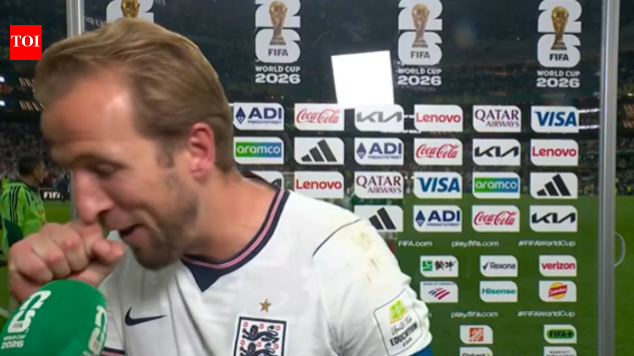 Watch: Harry Kane loses his voice after England’s World Cup win and delivers funniest viral post-match moment