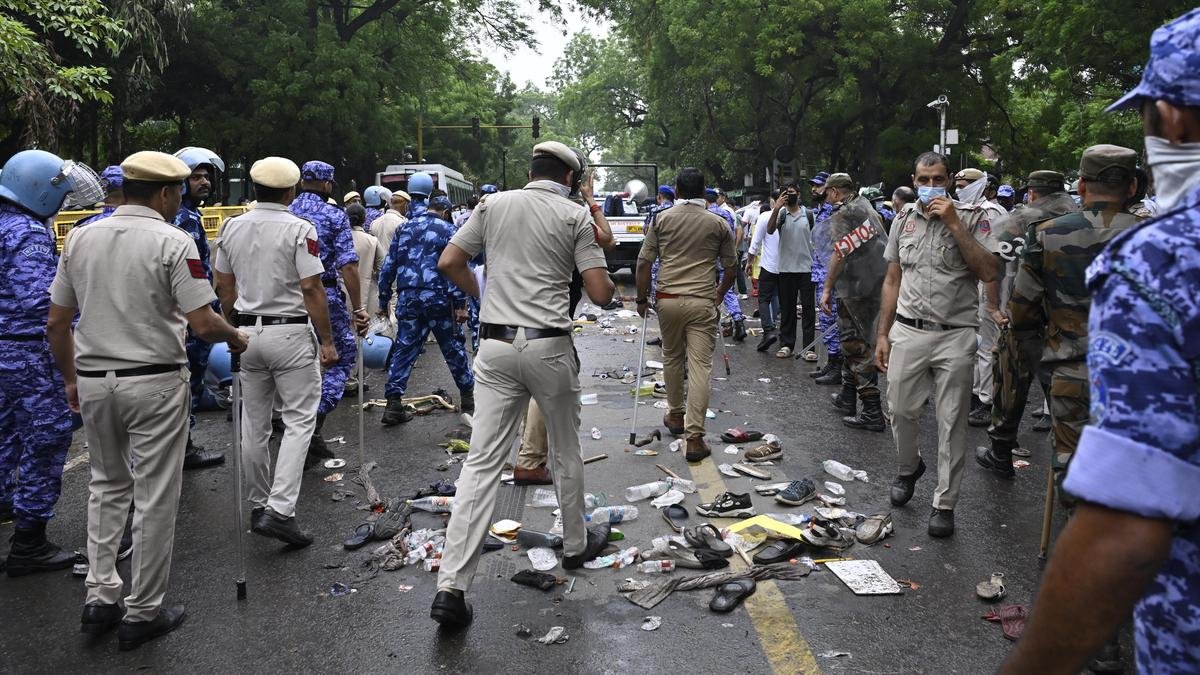 Police outnumbered, taken aback by number of protesters who reached Parliament’s doorstep