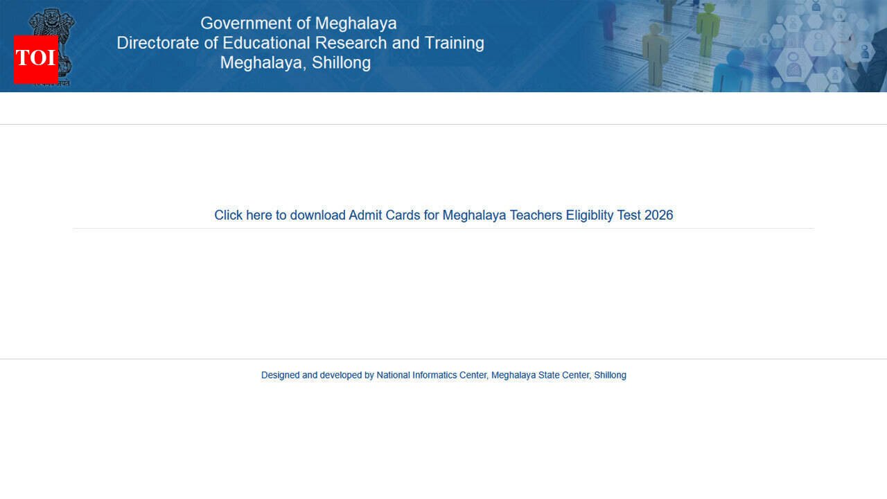 MTET 2026 hall ticket released ahead of July 24 Meghalaya teacher eligibility examination; download here