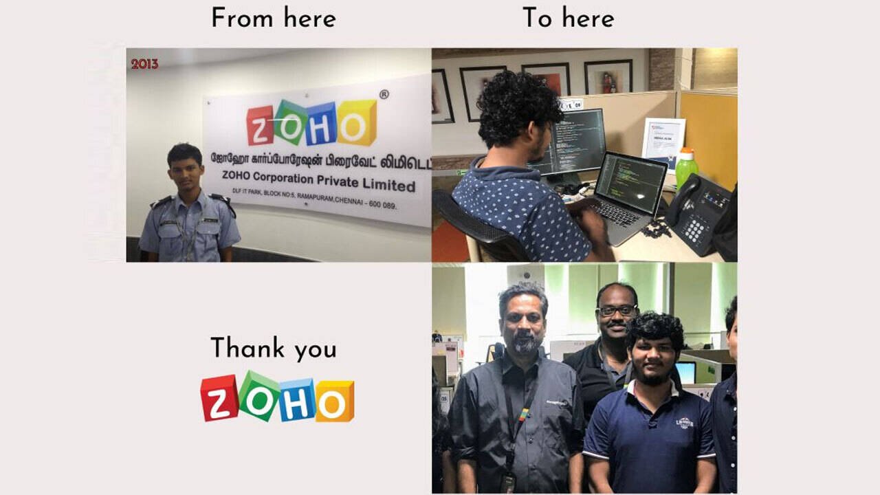 From security guard to software engineer: How Abdul Alim built a career at Zoho without a college degree