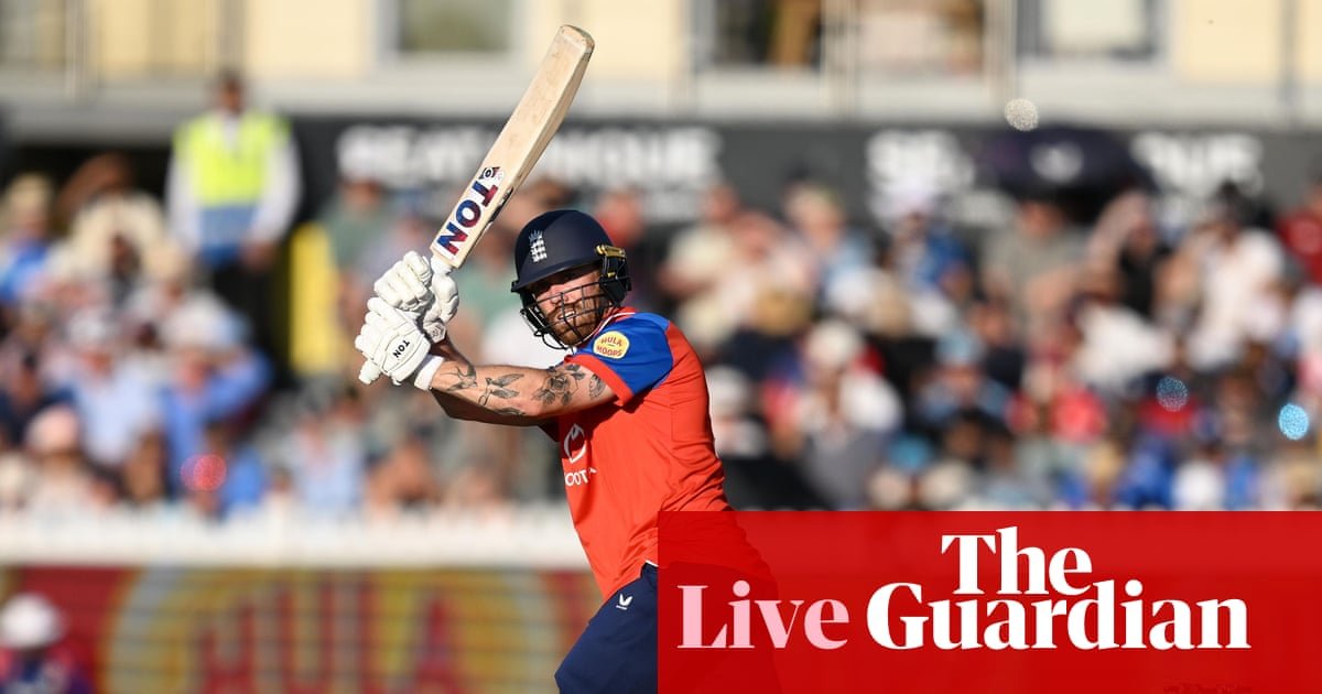 England v India: fourth men’s T20 cricket international – live