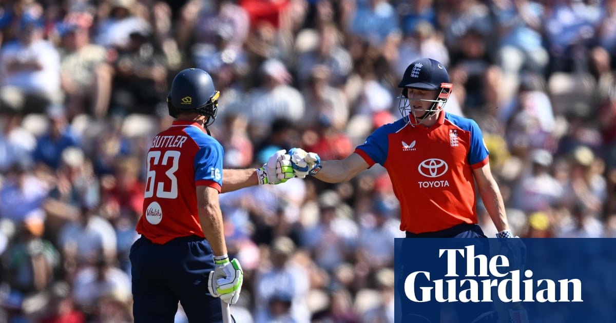 Jos Buttler and Harry Brook in record T20 partnership as England thrash India