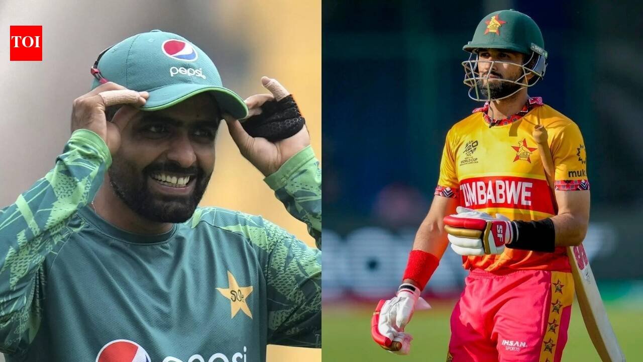 Sikandar Raza surpasses Babar Azam in unwanted T20I record after golden duck vs India