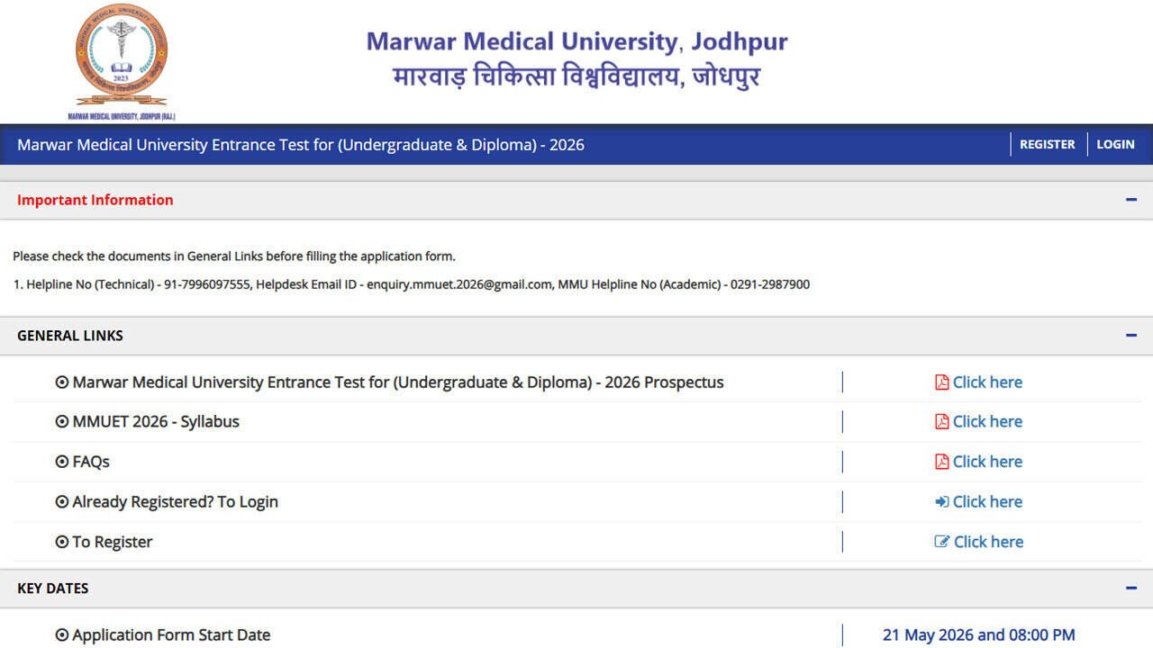 MMU ET 2026 results released as online counselling and seat allotment process set to begin
