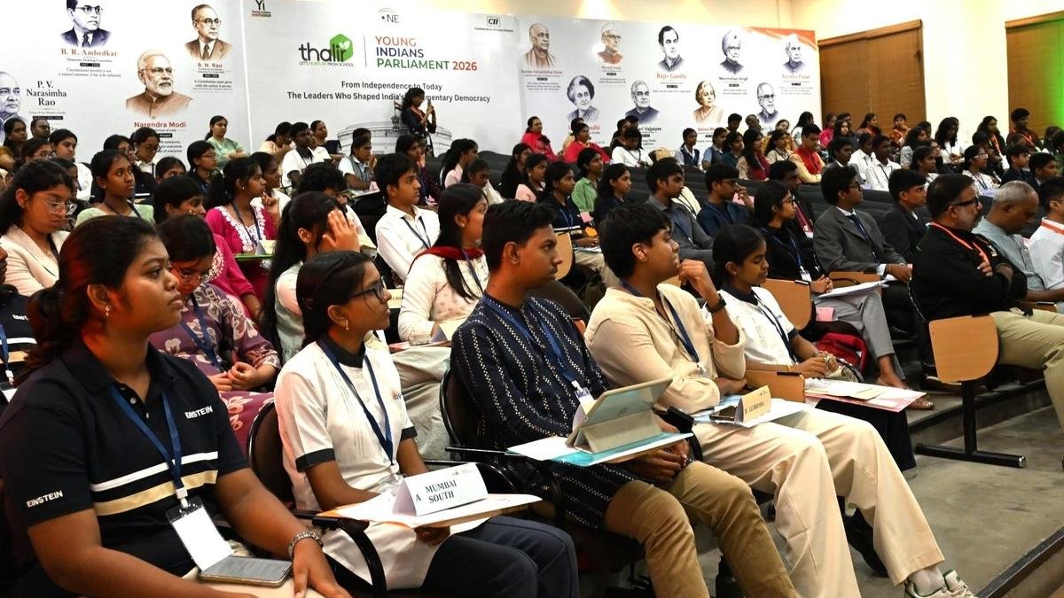 Students don mantle of elected representatives with elan at Young Indians’ Parliament