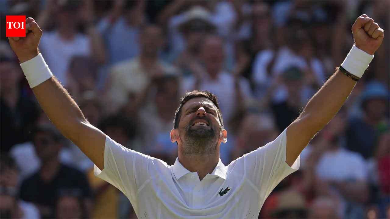 Djokovic survives Rinderknech test, equals Federer's Wimbledon record