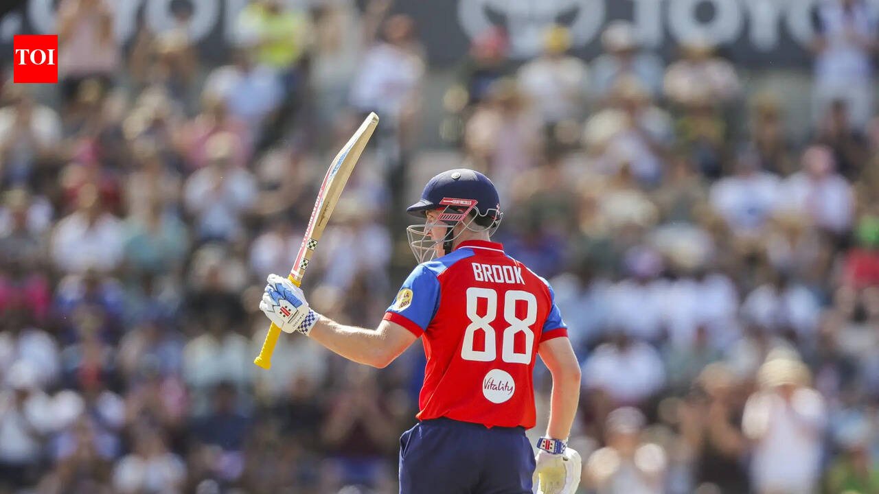 Brook creates history in 5th T20I against India, becomes 1st England batter to...