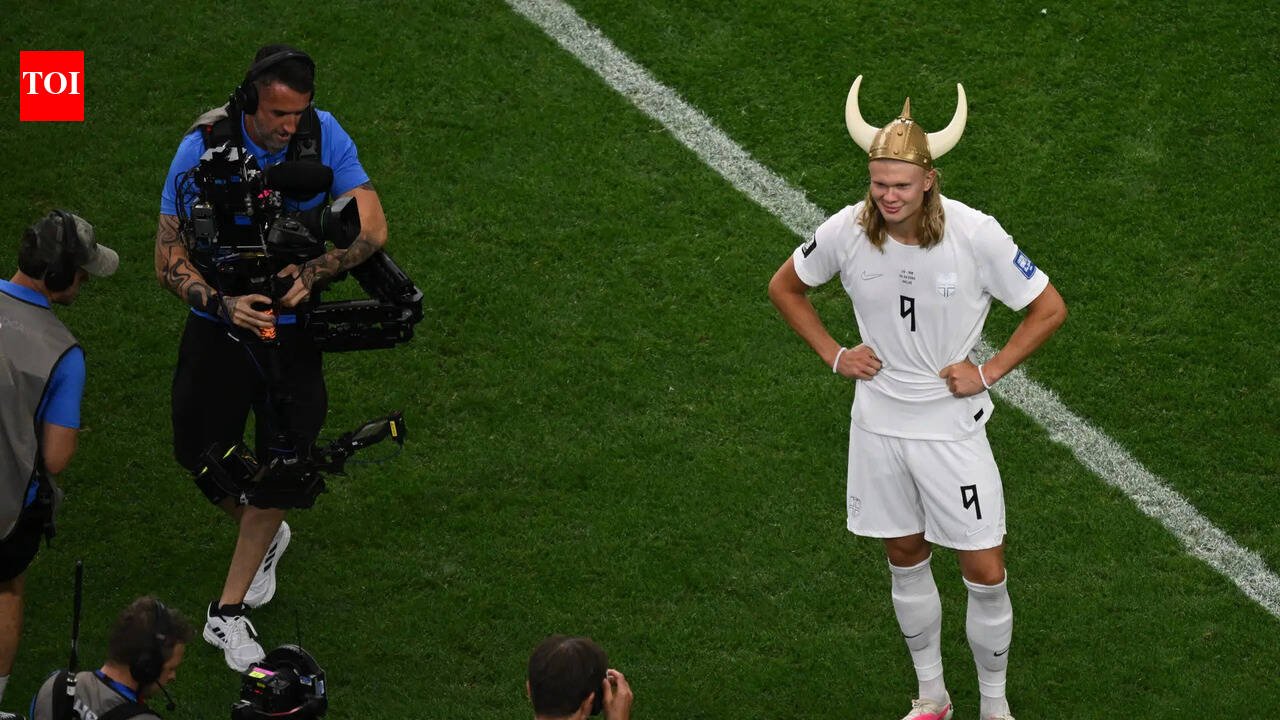 Haaland scores, then dons cowboy gear before unleashing his inner Viking