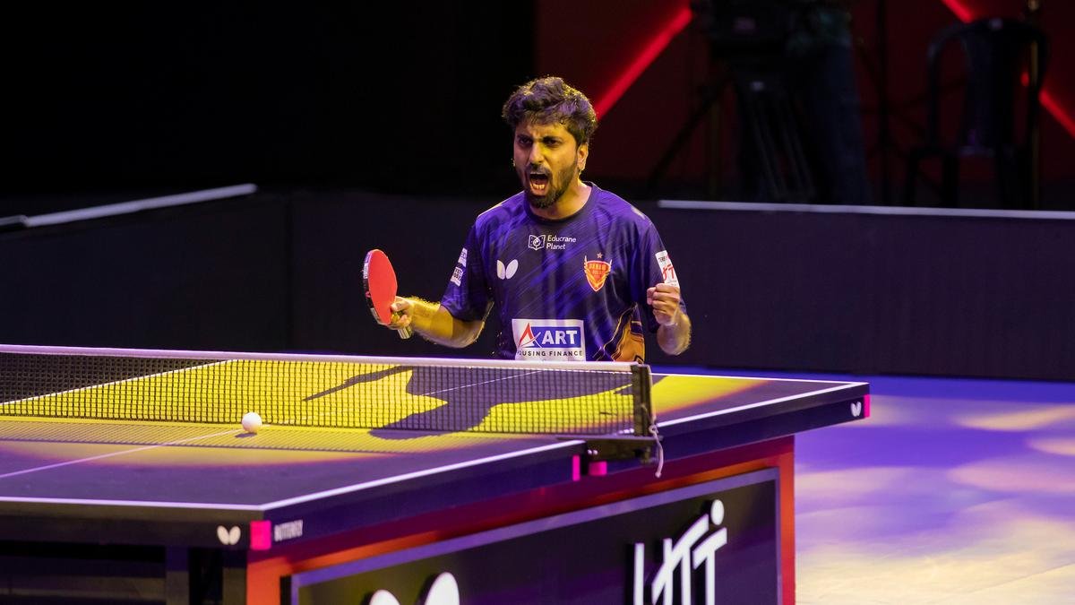 Ultimate Table Tennis | Sathiyan stars to keep Delhi’s semifinal hopes alive