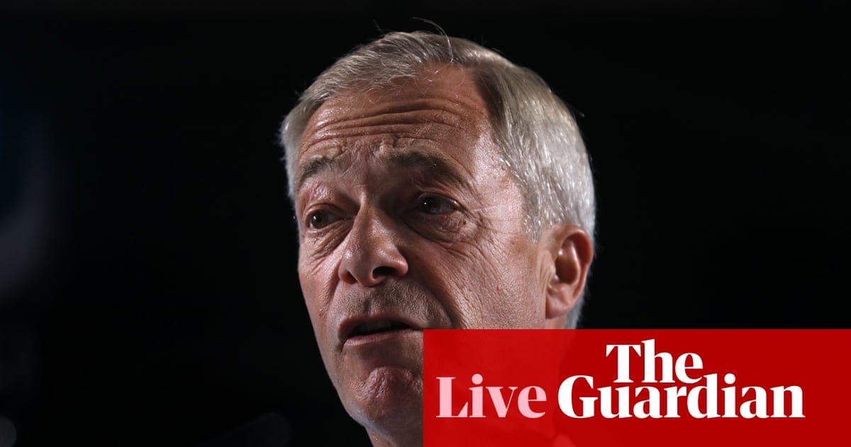 Farage warned attack against ‘establishment’ over unregistered gifts could lead to harsher punishment – UK politics live