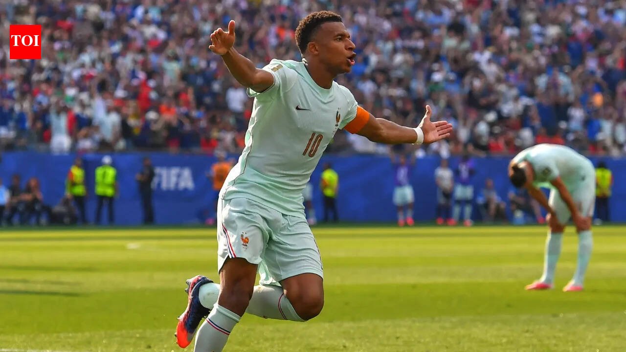 Mbappe becomes the first player ever to score eight goals in two different FIFA World Cups