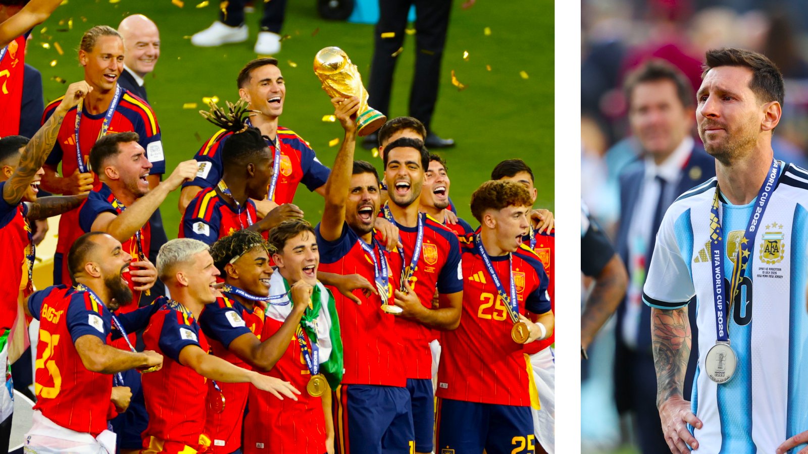 Argentina vs Spain Live Score, FIFA World Cup 2026 Final: Ferran Torres’ goal helps ESP dethrone 10-man ARG
