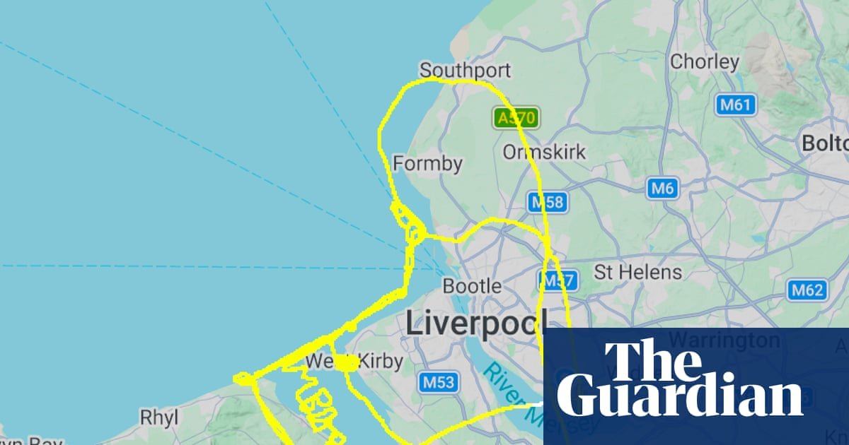 Airline pilot skywrites ‘I’m bored’ over north-west England