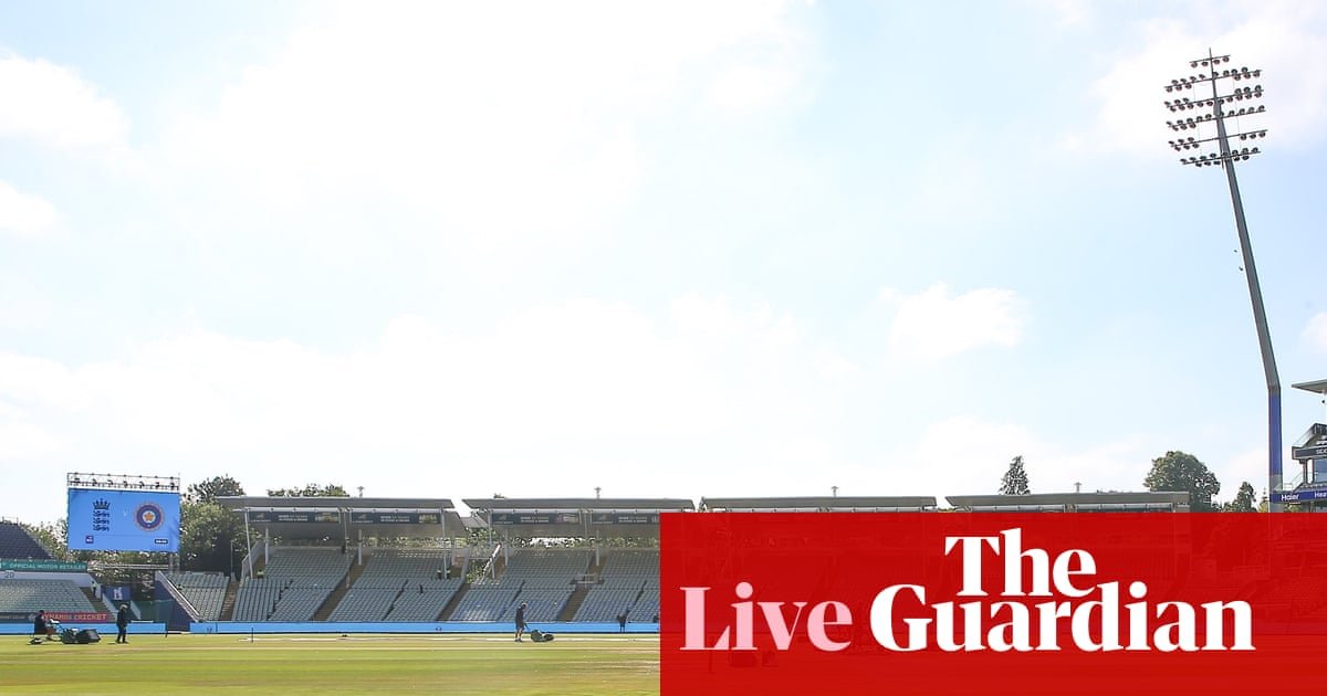 England v India: first men’s one-day cricket international – live