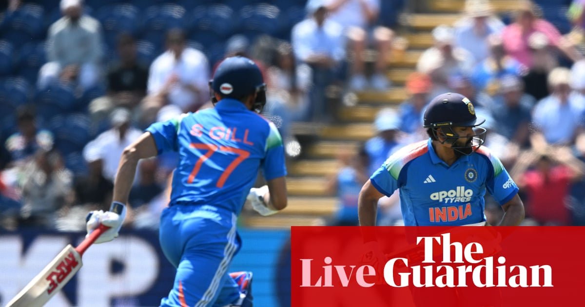 England v India: second men’s one-day cricket international – live