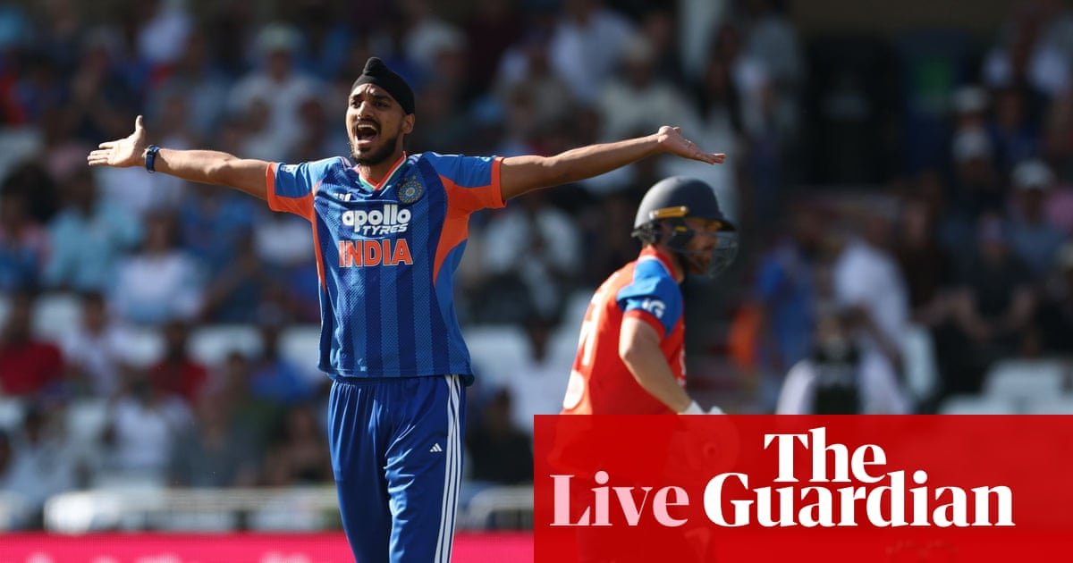 England v India: third men’s T20 cricket international – live