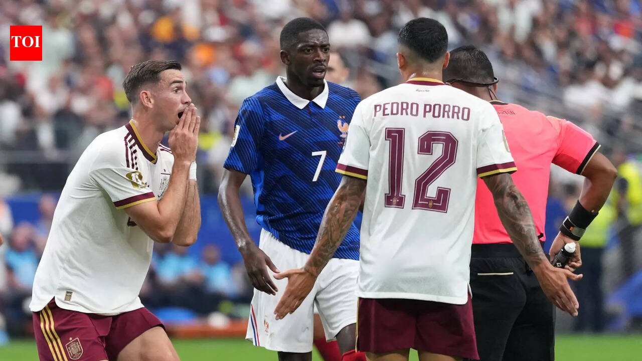Not VAR: Why referee overturned France's free-kick against Spain in World Cup semi-final