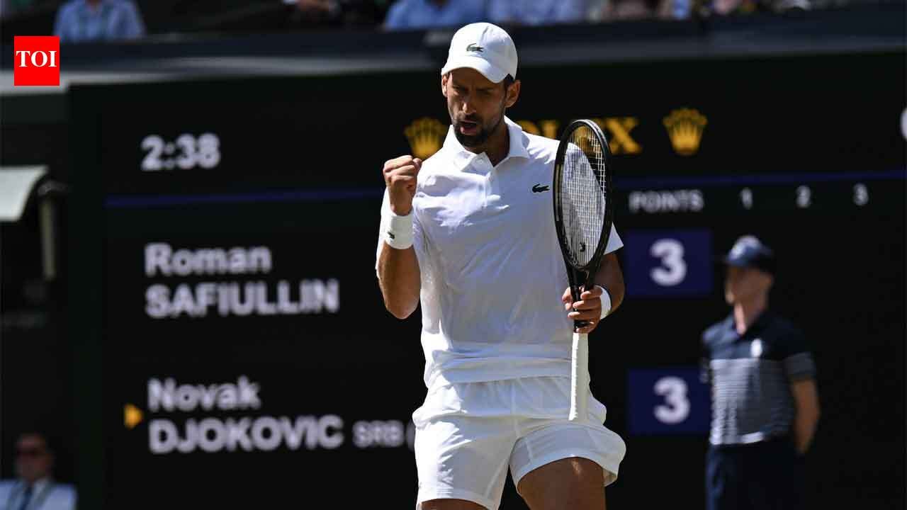Djokovic breaks Federer's all-time Wimbledon record