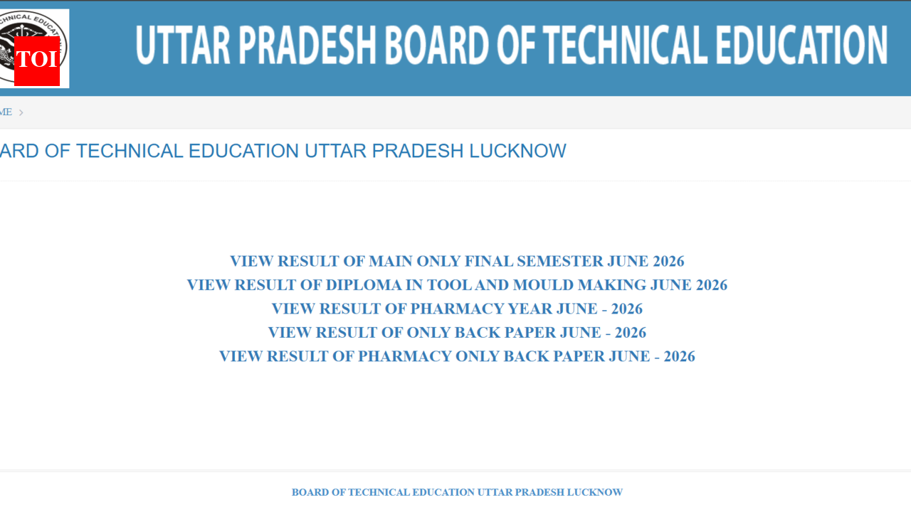 BTEUP Even Semester result 2026 declared at bteup.ac.in: Direct link active to download marksheet