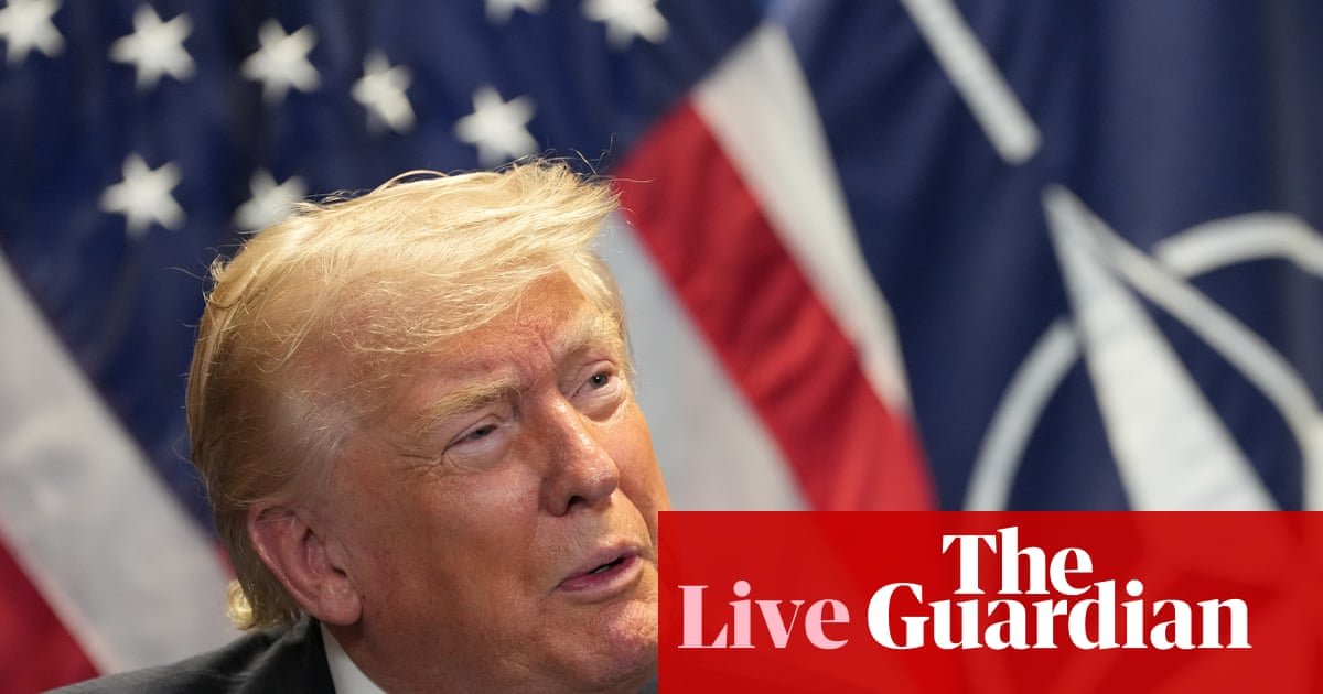 Nato leaders meet in Turkey for summit after Trump renews calls for US to take over Greenland – Europe live