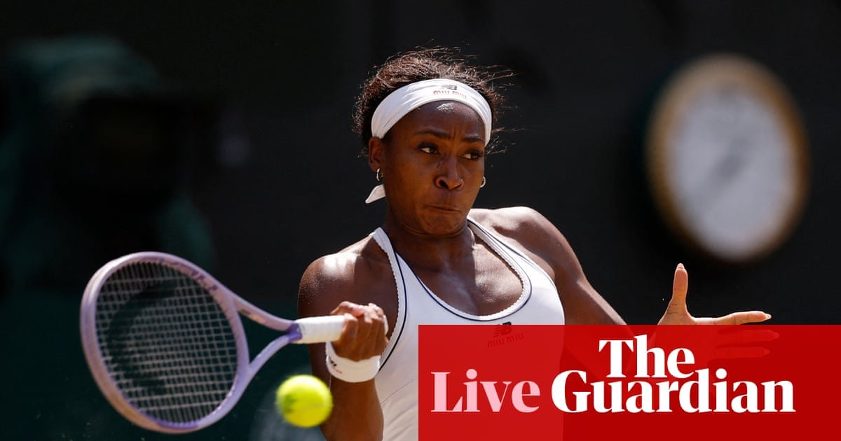 Wimbledon 2026: Muchova v Gauff, Kostyuk v Noskova semi-final updates – live