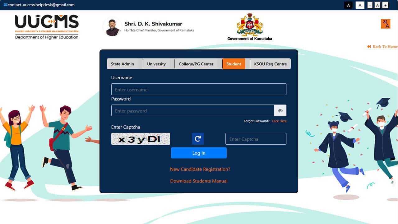 Karnataka UUCMS semester results 2026 declared at uucms.karnataka.gov.in; UG and PG students can download digital marks cards here