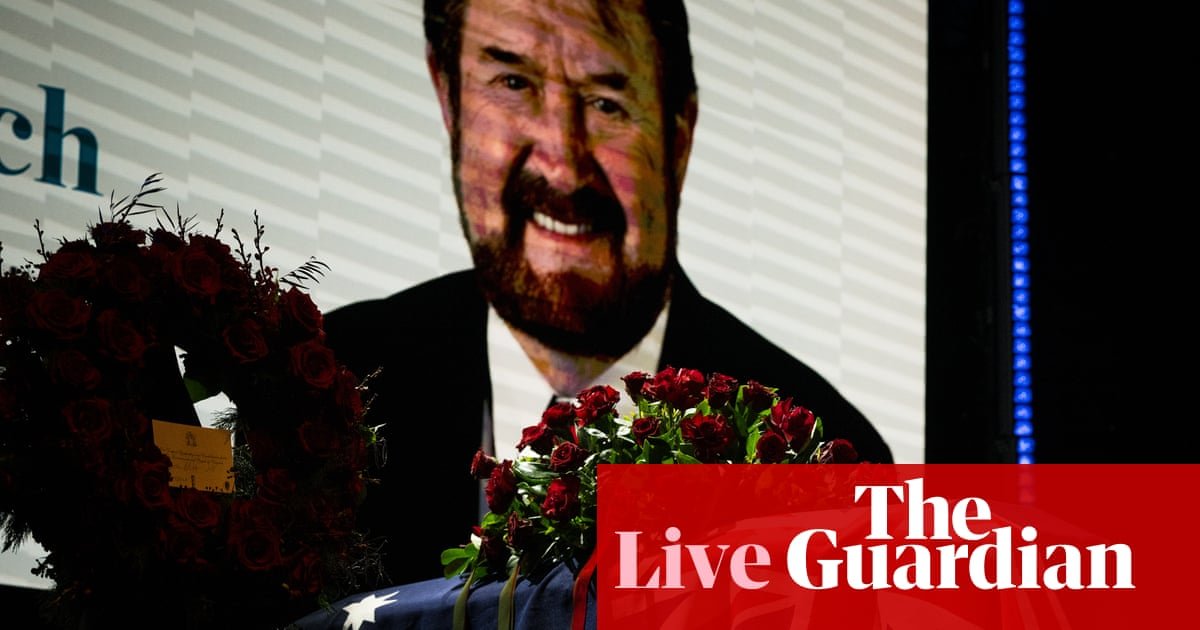 Australia news live: mourners arrive for Derryn Hinch state funeral; Mark Dreyfus tells antisemitism inquiry of ‘deeply wounding’ attack