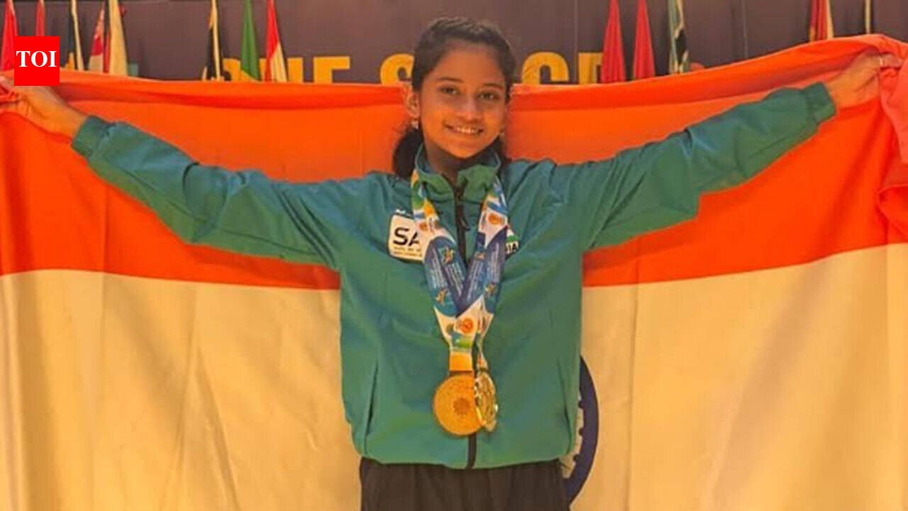 Dhruv Global School Student Wins Double Gold at World Yogasana Championship