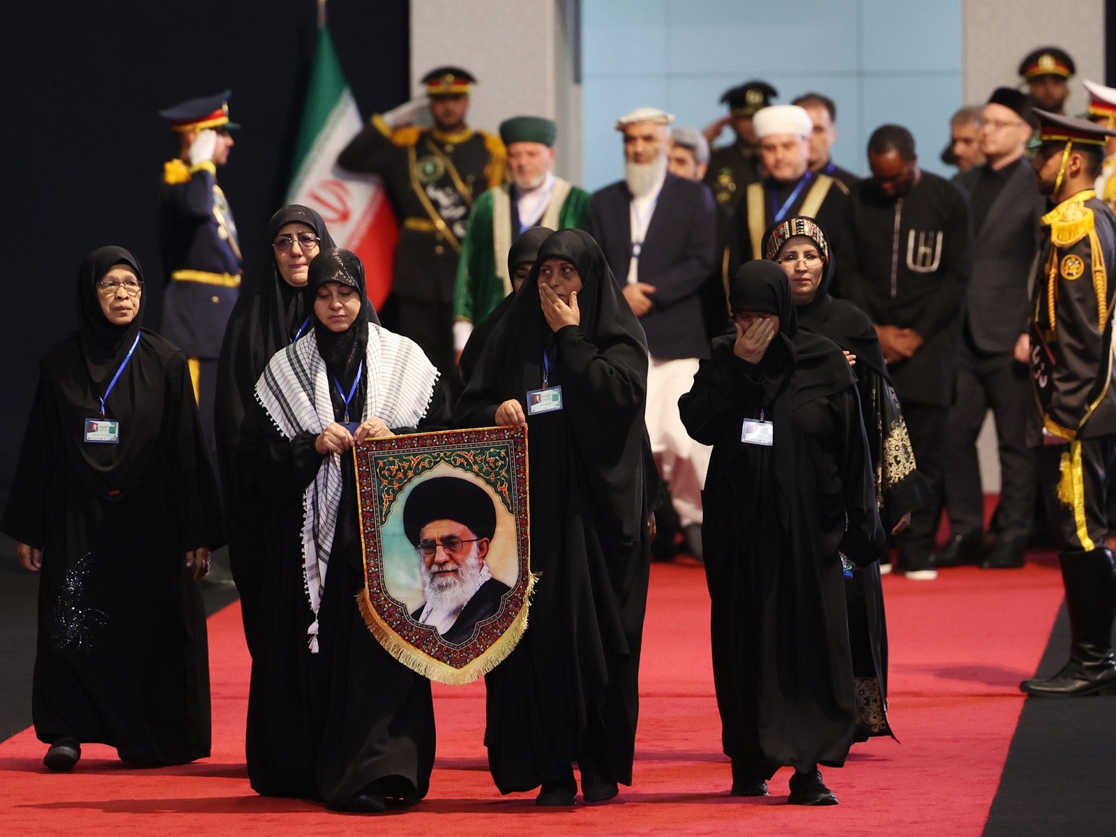 Mourners pay respects as Iran’s slain leader Ali Khamenei lies in state